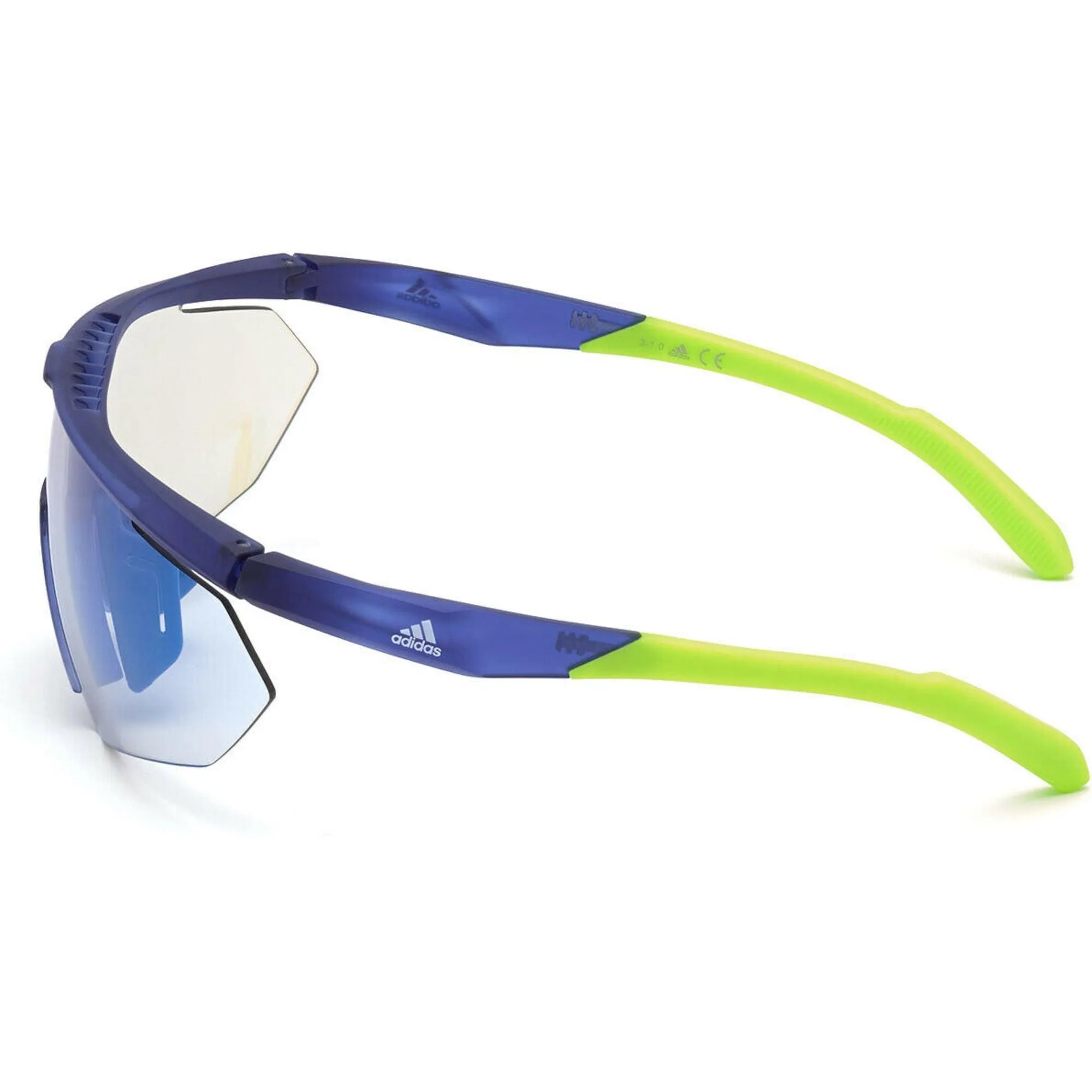 Adidas Men's Sunglasses - Shield Plastic Frame Blue Mirror Lens | ADIDAS SP0015 91X