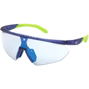 Adidas Men's Sunglasses - Shield Plastic Frame Blue Mirror Lens | ADIDAS SP0015 91X