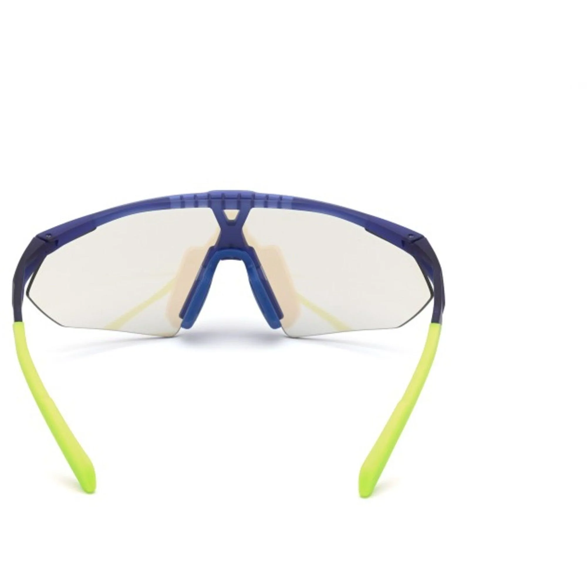 Adidas Men's Sunglasses - Shield Plastic Frame Blue Mirror Lens | ADIDAS SP0015 91X