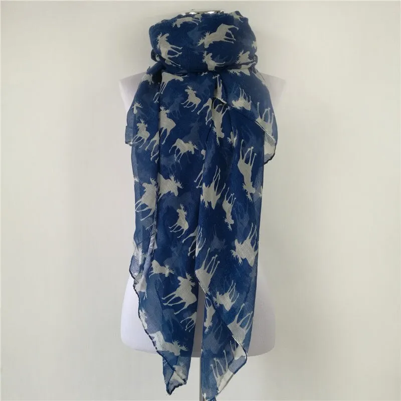 Ashore Shop Animal Neckerchief Scarf for Women