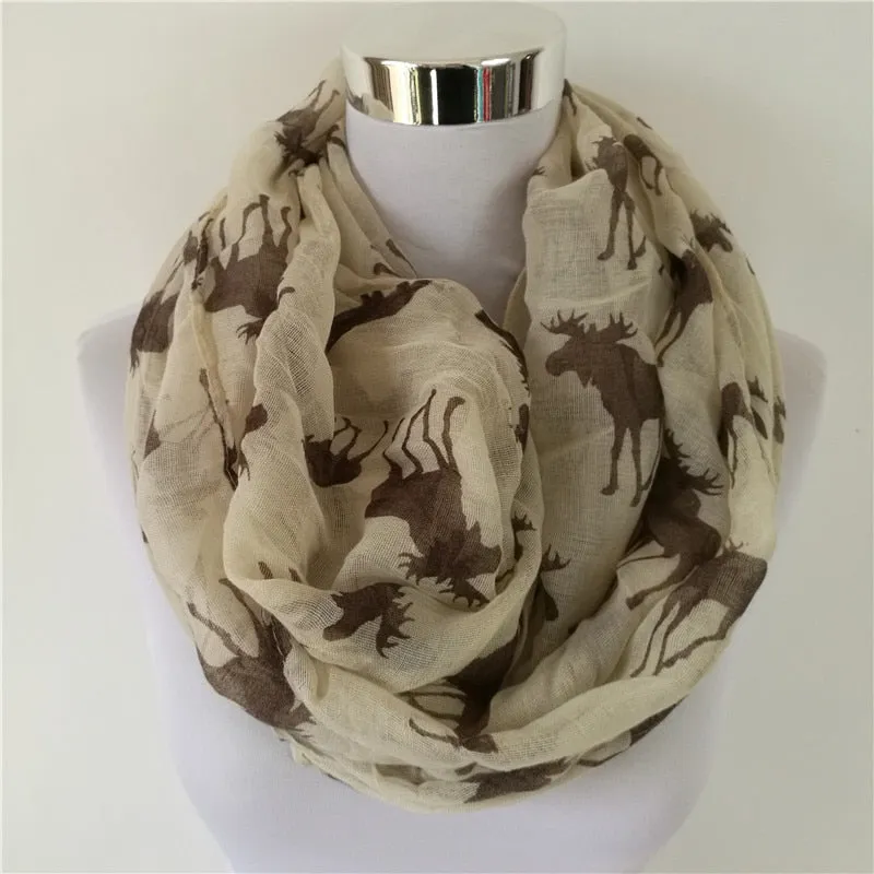 Ashore Shop Animal Neckerchief Scarf for Women