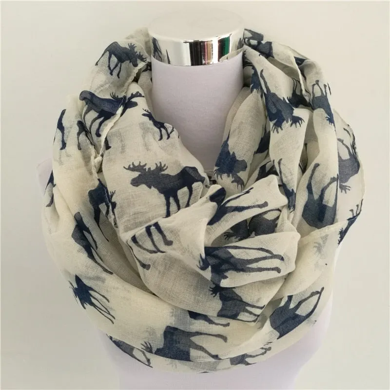 Ashore Shop Animal Neckerchief Scarf for Women