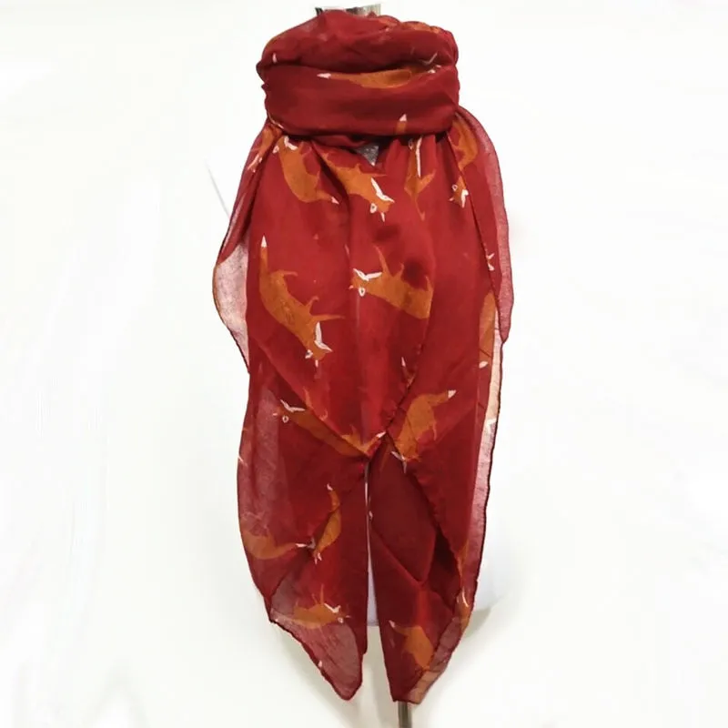 Ashore Shop Animal Neckerchief Scarf for Women