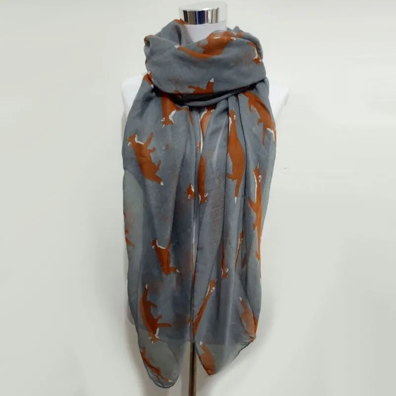 Ashore Shop Animal Neckerchief Scarf for Women