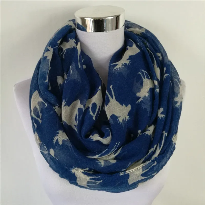 Ashore Shop Animal Neckerchief Scarf for Women