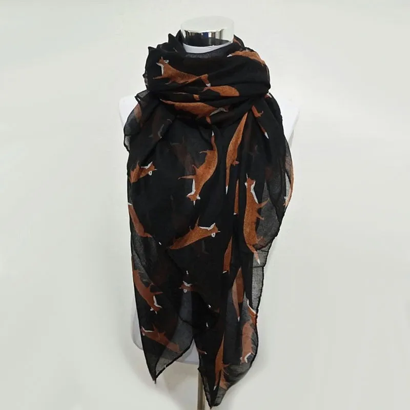 Ashore Shop Animal Neckerchief Scarf for Women