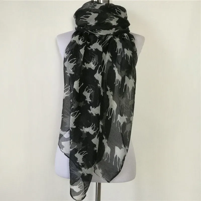 Ashore Shop Animal Neckerchief Scarf for Women