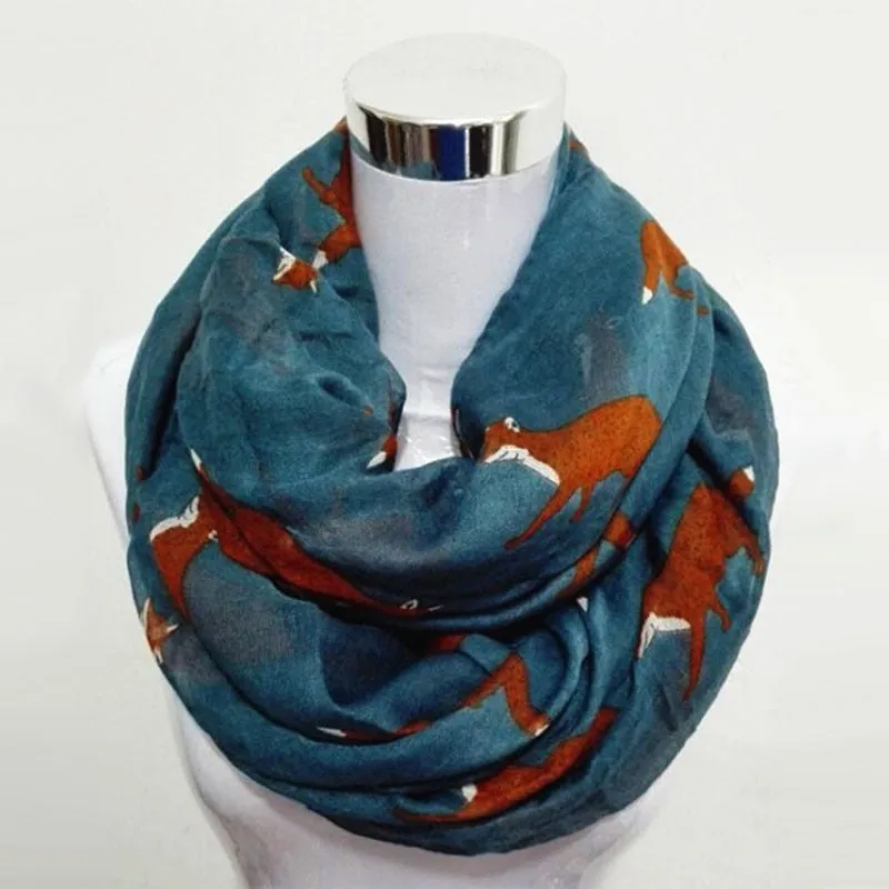 Ashore Shop Animal Neckerchief Scarf for Women