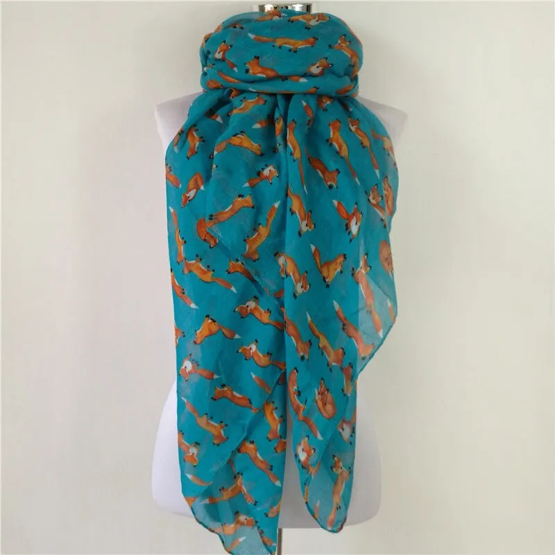 Ashore Shop Animal Neckerchief Scarf for Women