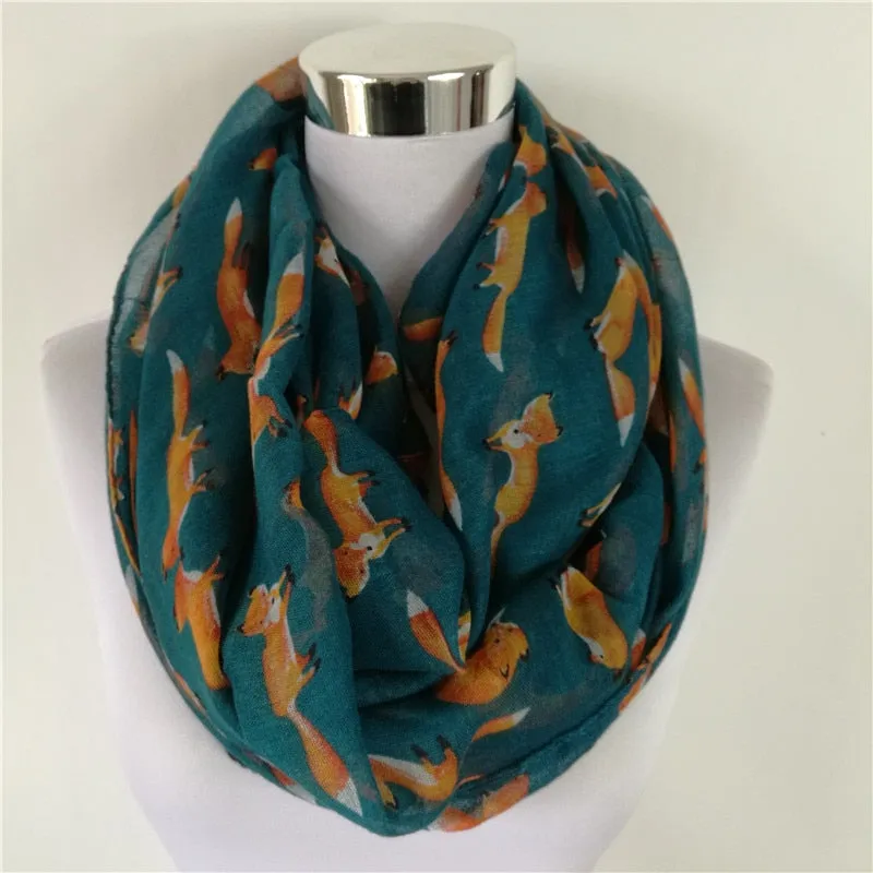 Ashore Shop Animal Neckerchief Scarf for Women