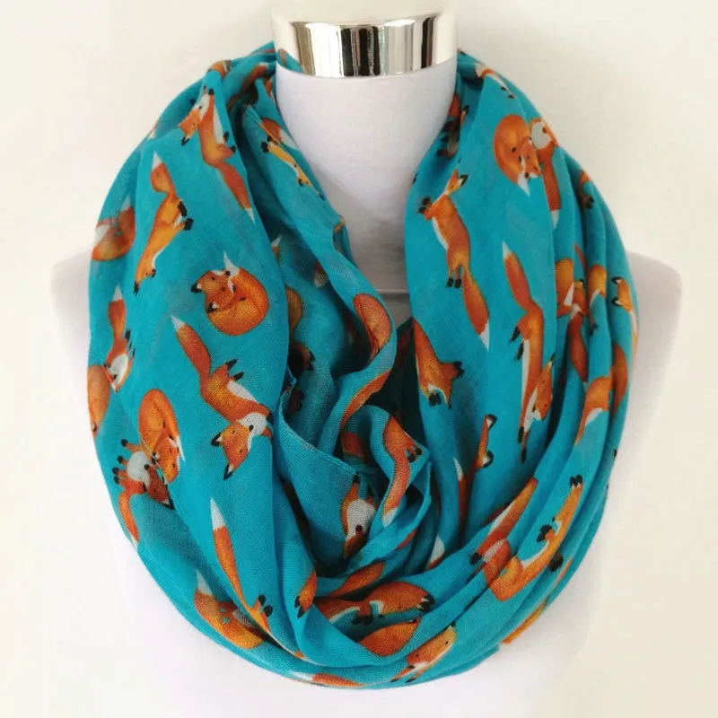 Ashore Shop Animal Neckerchief Scarf for Women