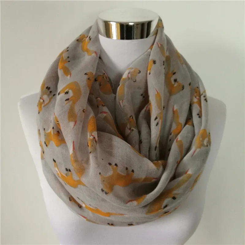 Ashore Shop Animal Neckerchief Scarf for Women