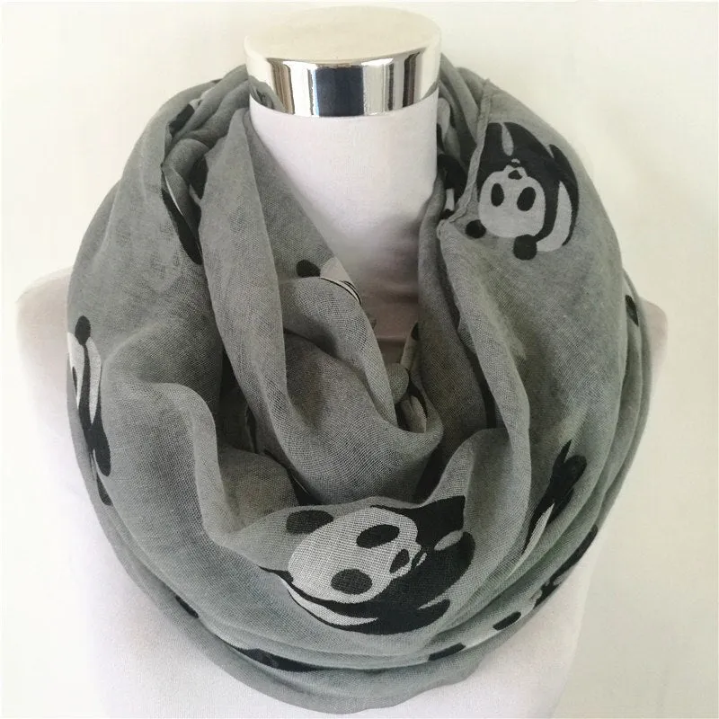 Ashore Shop Animal Neckerchief Scarf for Women