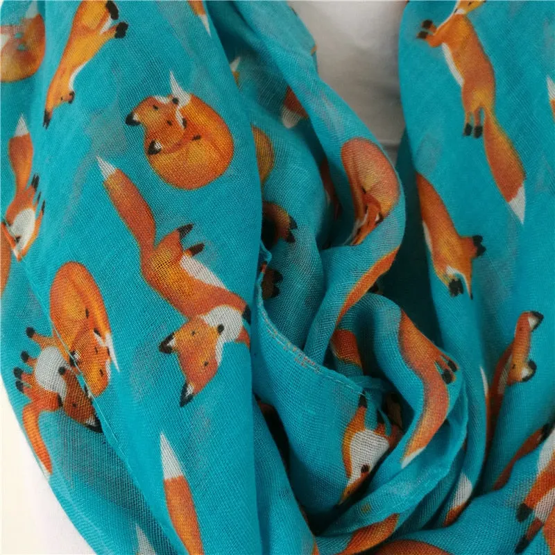 Ashore Shop Animal Neckerchief Scarf for Women