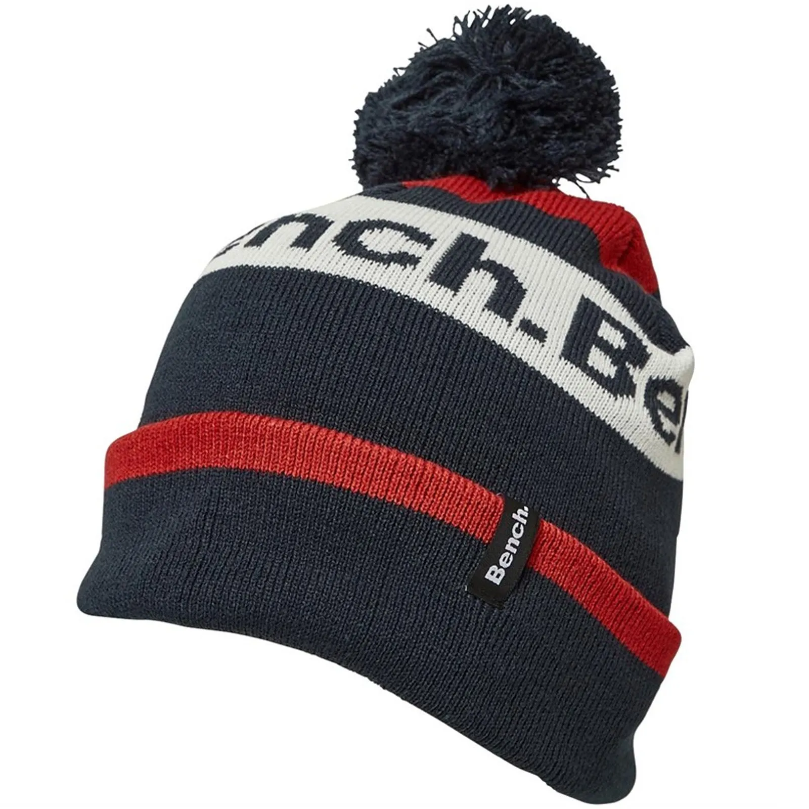 Bench Mens Thermic Knitted Beanie & Scarf Gift Box Set - Navy