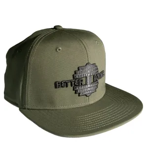 Better Bodies Flat Bill Cap - Washed Green