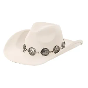 Boho Disc Strap Cowboy Hat