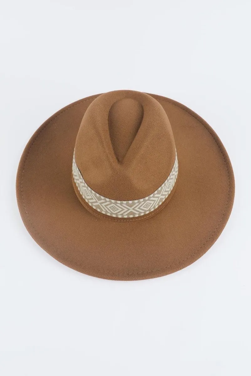 Brown Brim Western Cowboy Hat