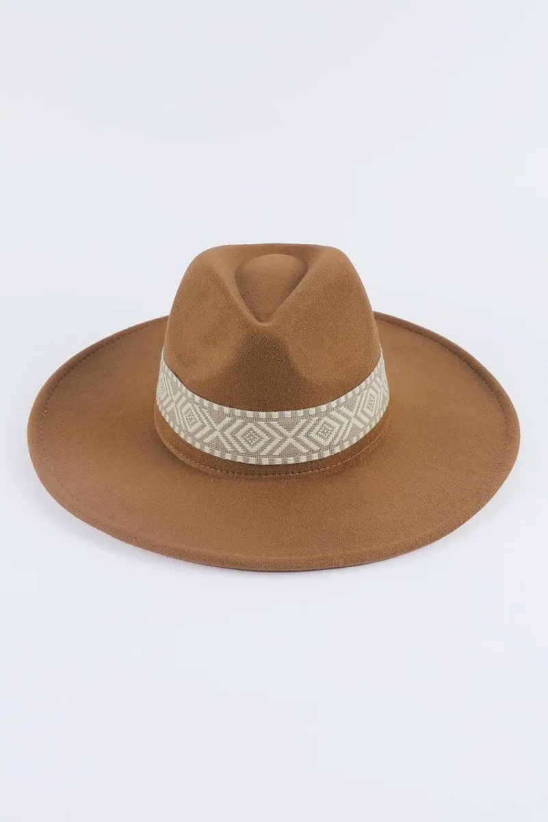 Brown Brim Western Cowboy Hat