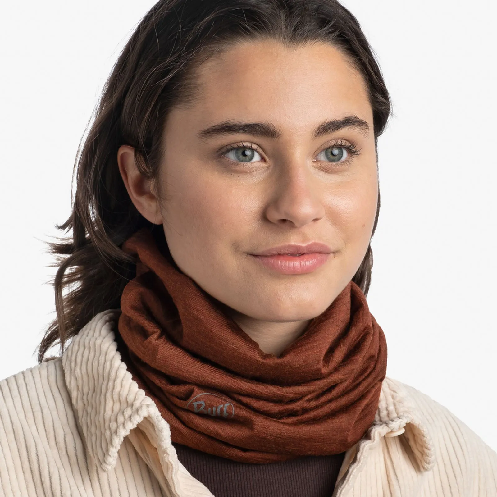 Buff Unisex Merino Wool Lightweight Tubular Bandana Scarf - Sienna