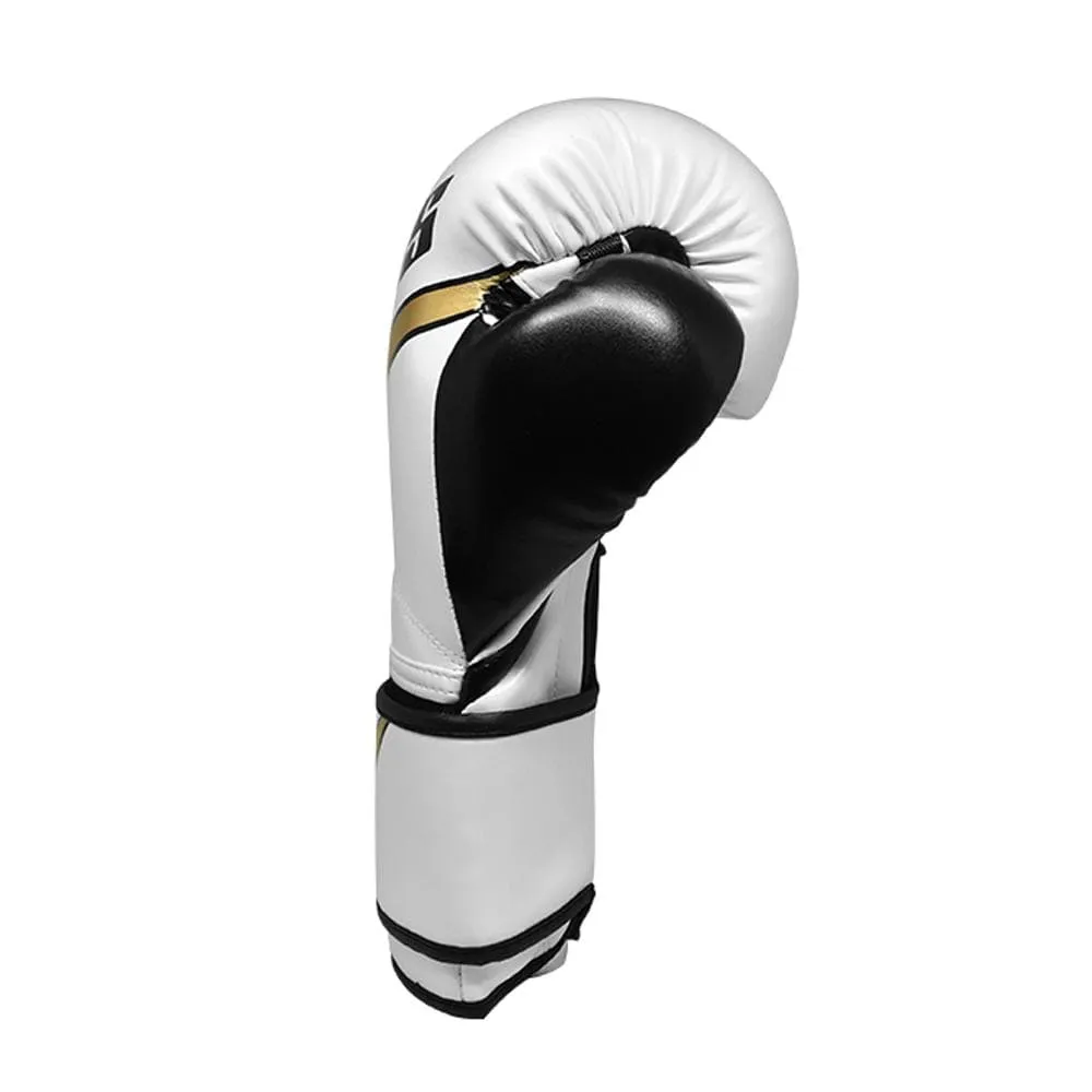 Bulls Professional Classic Boxing Gloves - White