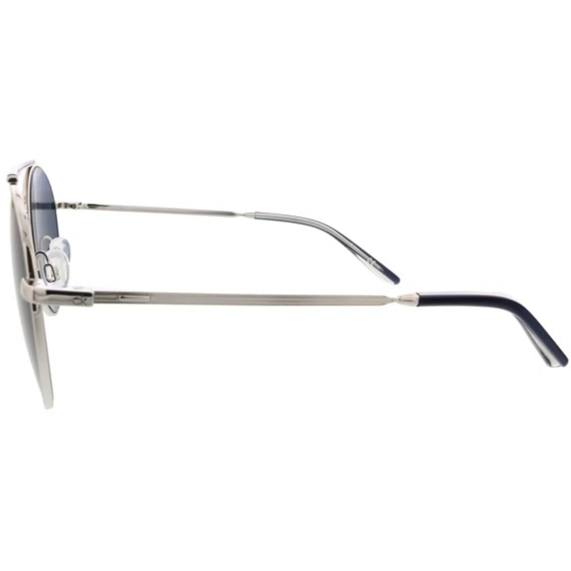 Calvin Klein Unisex Sunglasses - Silver Metal Pilot Frame | CALVIN KLEIN CK20131S 045