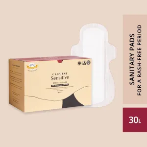 Carmesi Sensitive Pads-Without Disposal Bags (Box of 30 L)