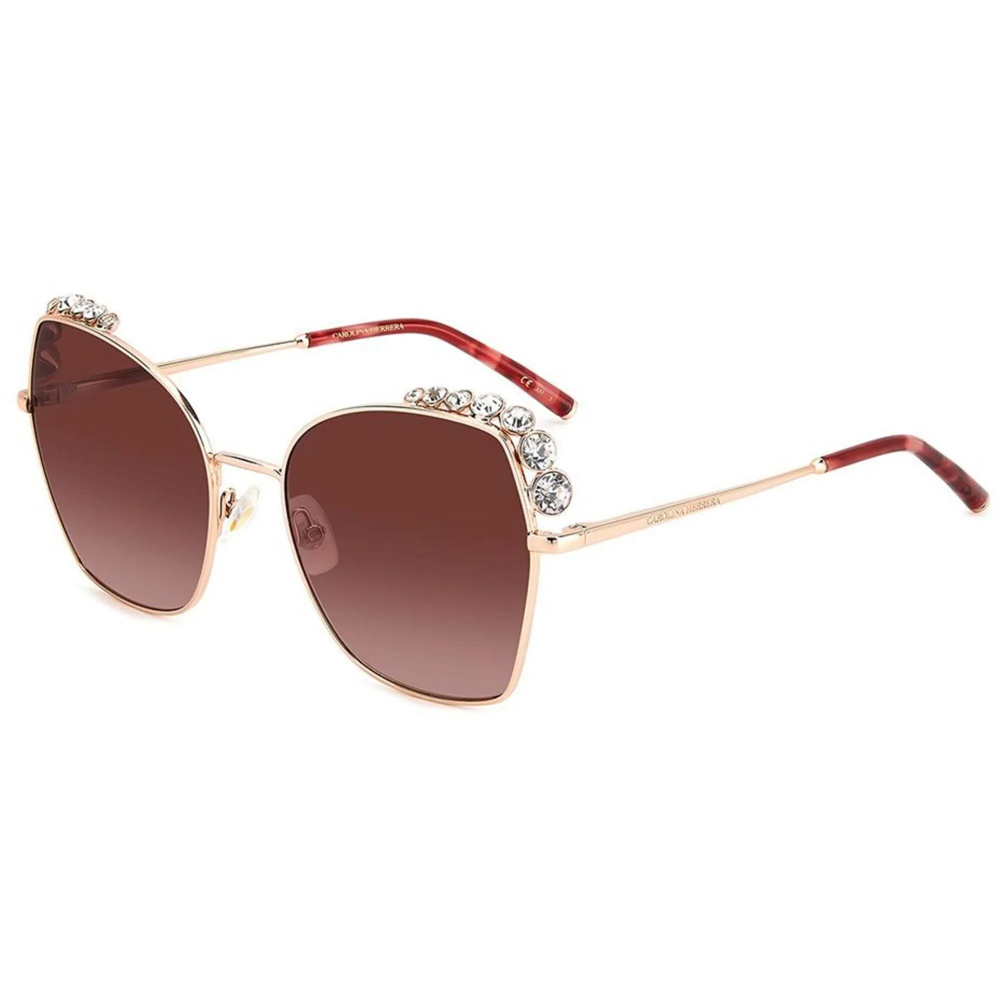 Carolina Herrera Women's Sunglasses - Butterfly Frame Pink Lens | HER 0135/S 0DDB