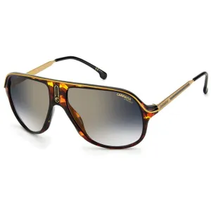 Carrera Unisex Sunglasses - Havana Plastic Frame Blue sf Gold sp Lens | SAFARI65/N 86