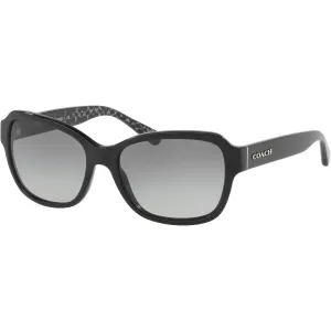 Coach Women's Sunglasses - Full Rim Black Square Plastic Frame | 0HC8232F 55101156