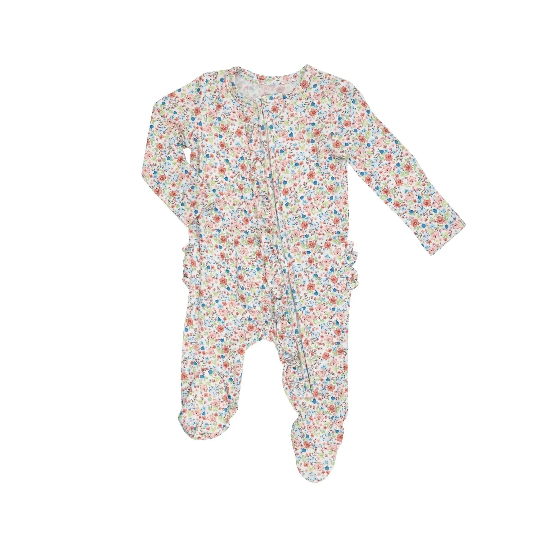 Dainty Floral Footie Pajama