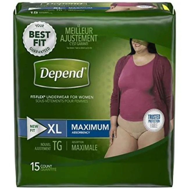 Depend Fit-Flex Underwear for Women