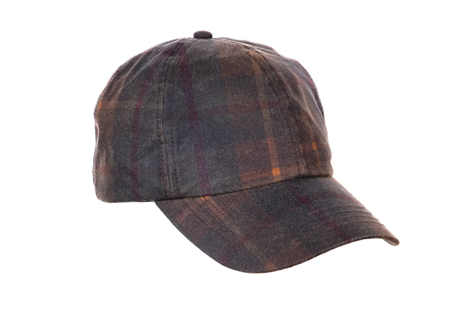 Ewan Tartan Baseball Cap Hunter