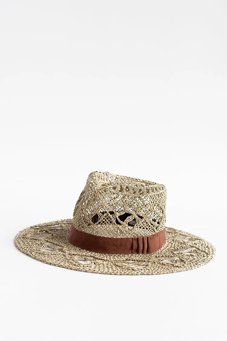 Flea Style Lainey Straw Wide Brim Hat