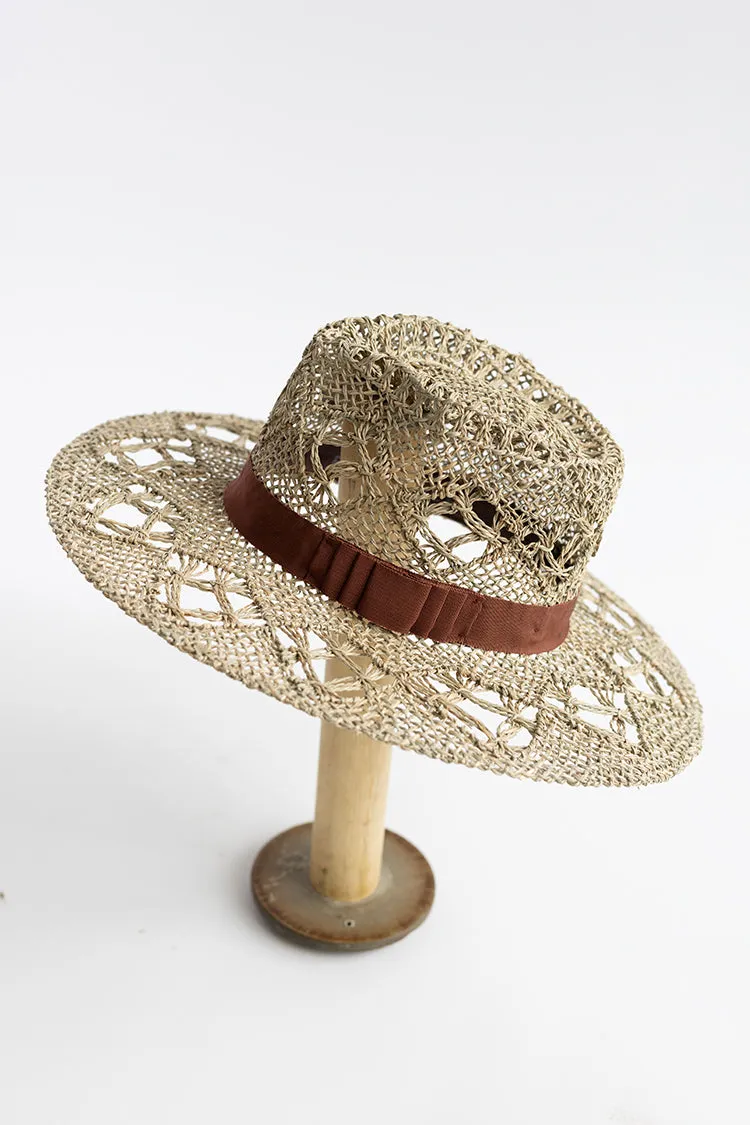 Flea Style Lainey Straw Wide Brim Hat