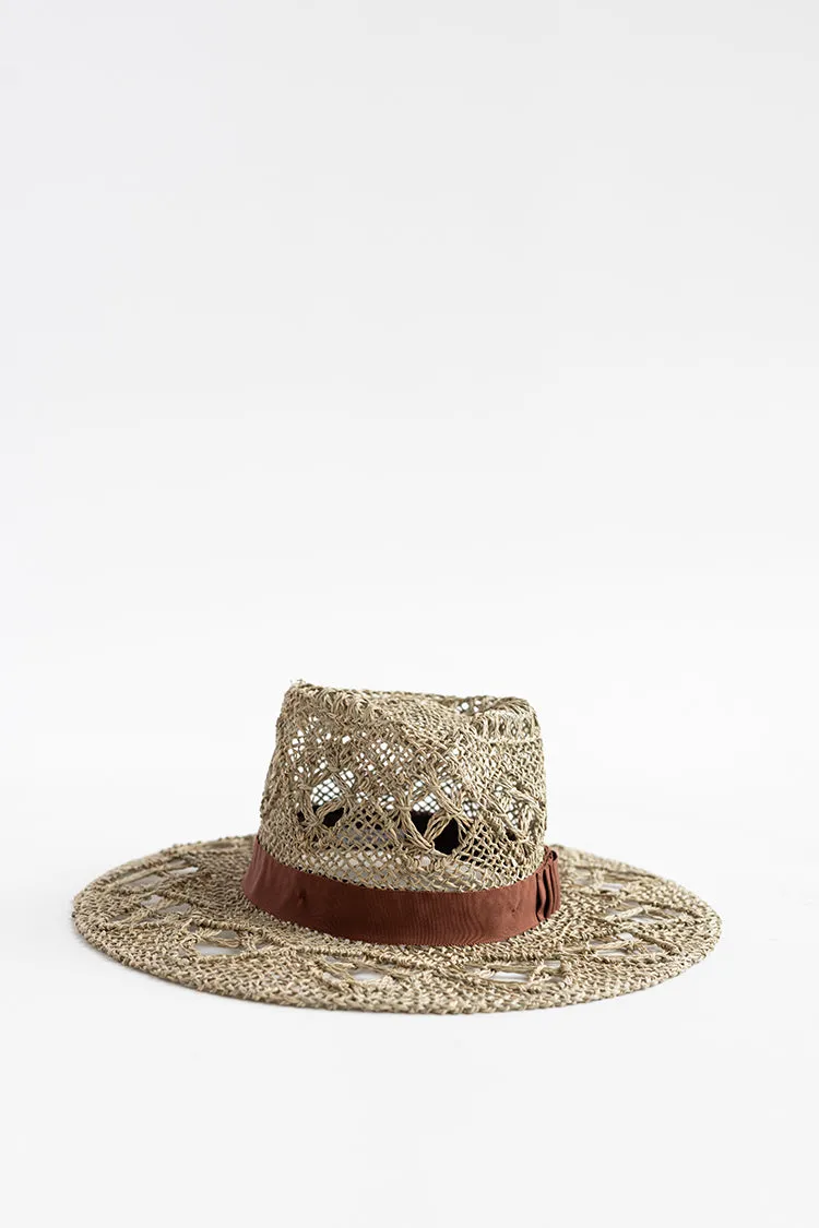 Flea Style Lainey Straw Wide Brim Hat