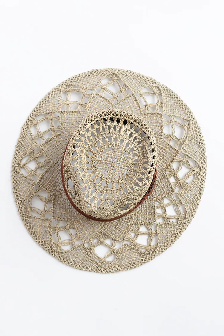 Flea Style Lainey Straw Wide Brim Hat