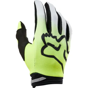 Fox Racing  Mens 180 Toxsyk Gloves Silicone Lever Grip Secure Fluorescent Yellow