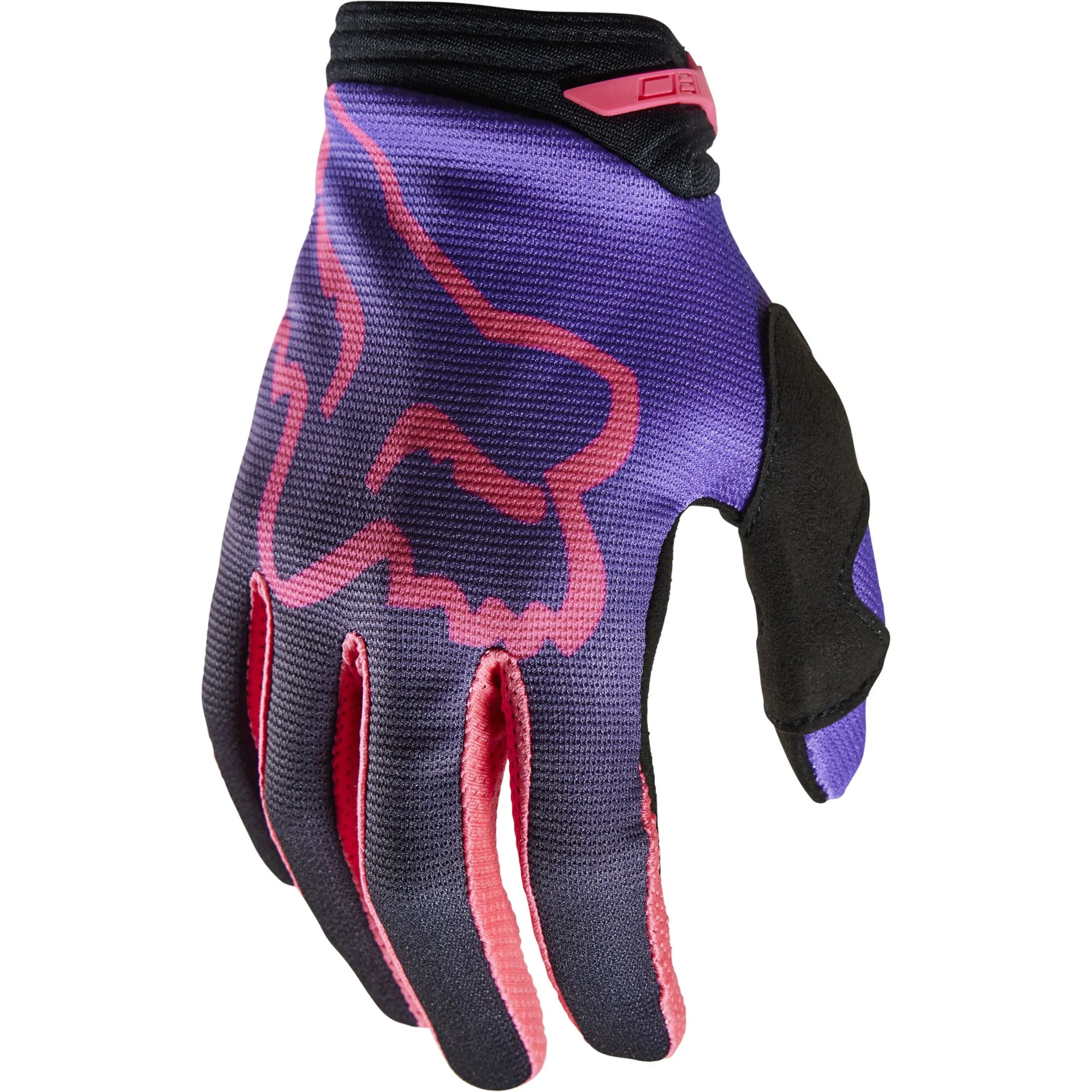 Fox Racing  Womens 180 Toxsyk Gloves Secure Fit Lever Grip Off-Road Black Pink