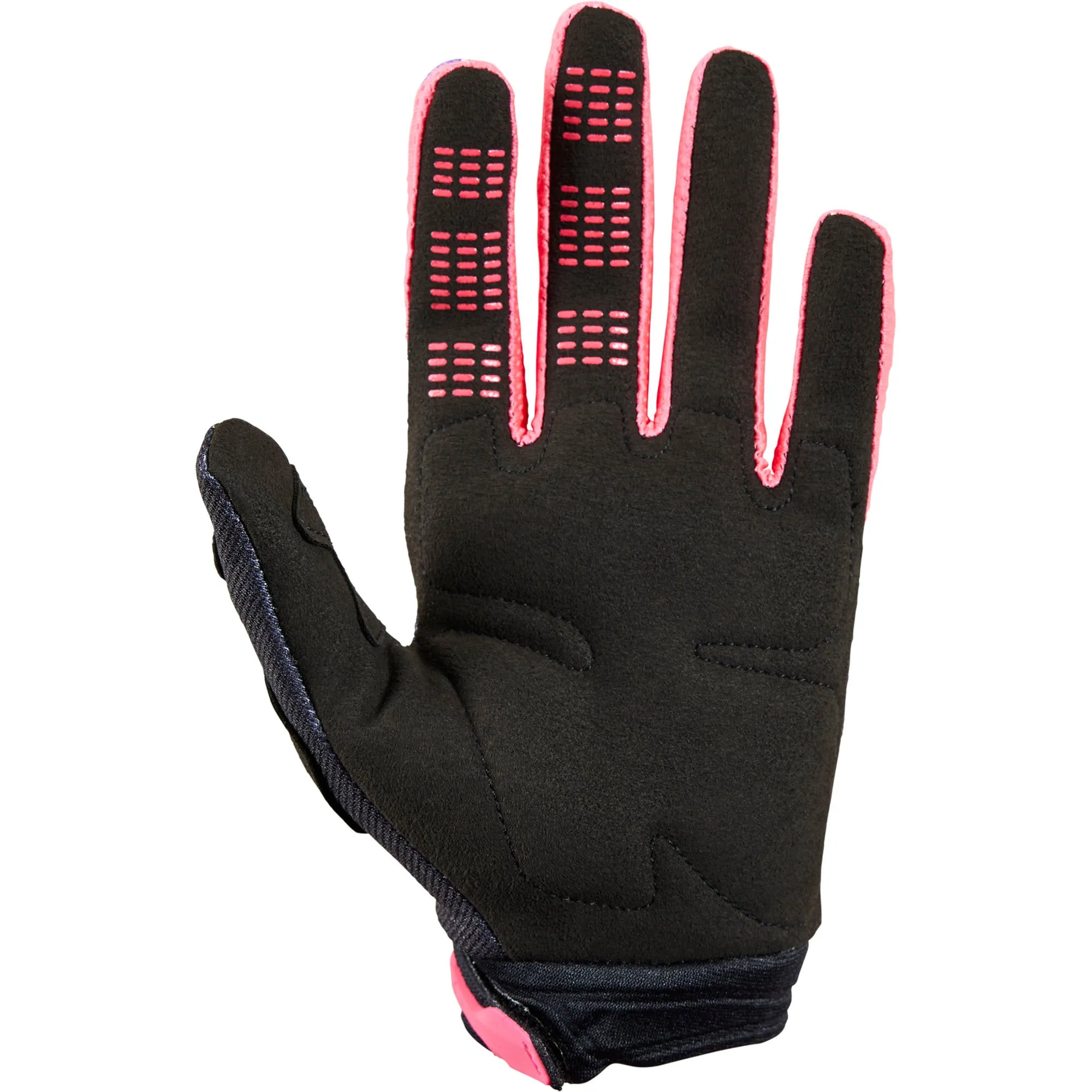 Fox Racing  Womens 180 Toxsyk Gloves Secure Fit Lever Grip Off-Road Black Pink