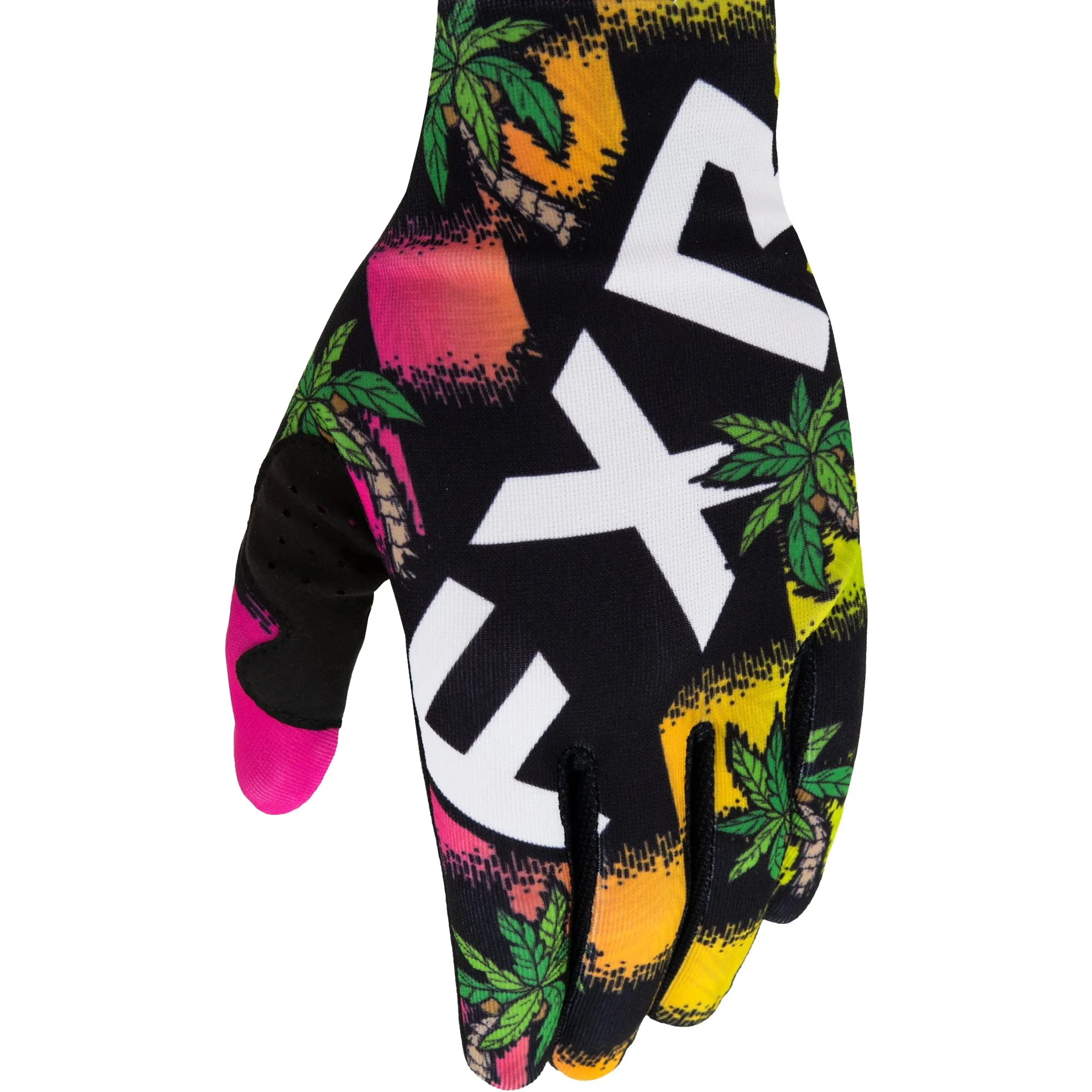 FXR  Tropic Youth Pro Fit Lite MX Gloves Slip On Stretch Knit Comfort Secure Fit