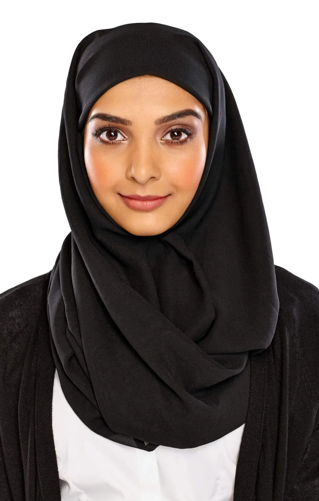 Georgette Square Head Scarf Hijabs