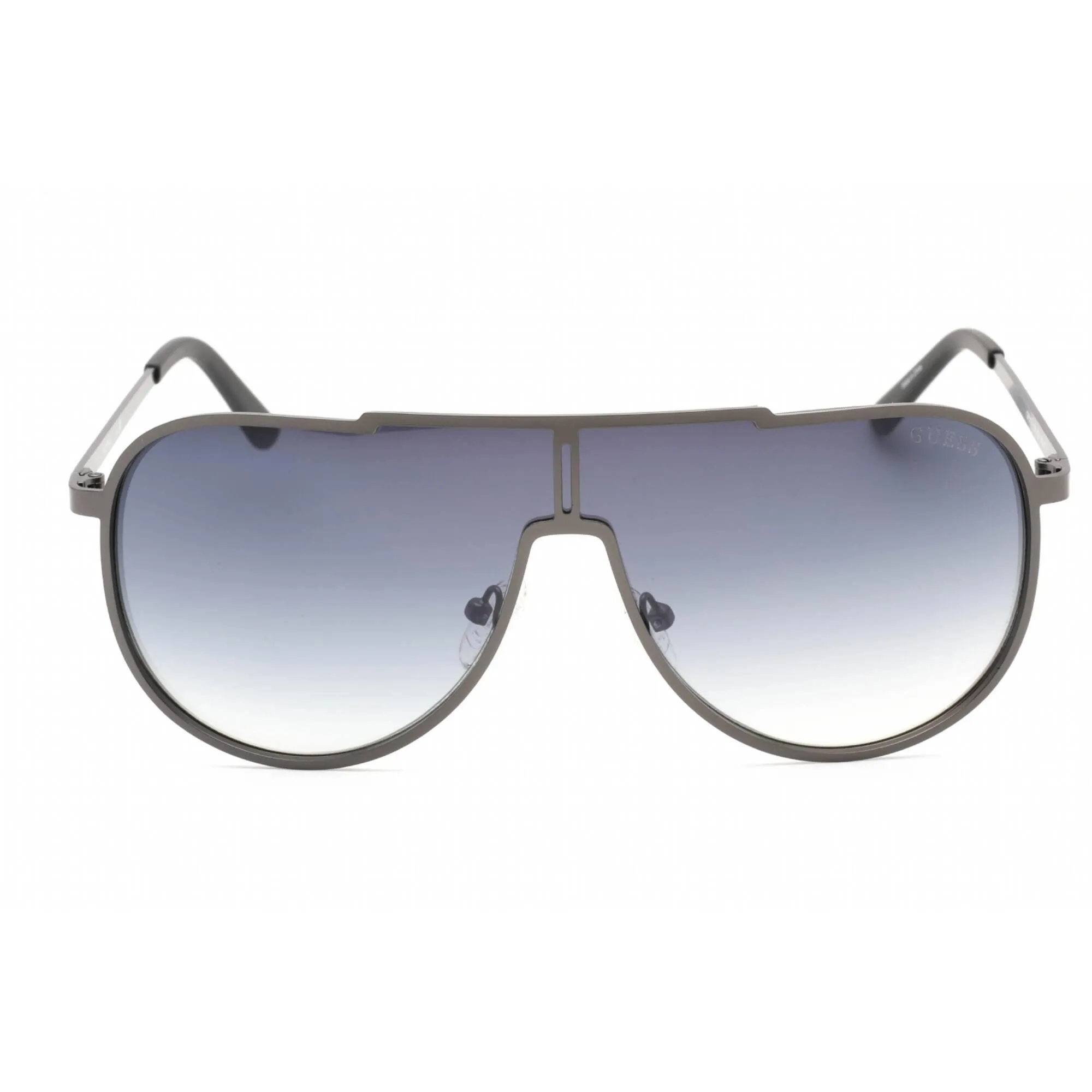 Guess Factory Men's Sunglasses - Matte Gunmetal Frame Gradient Smoke Lens | GF0199 09B