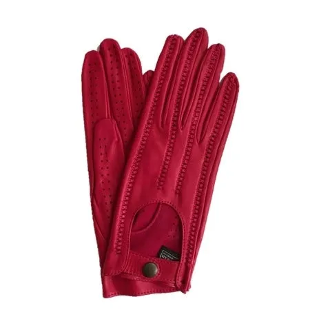 Hannah - Woman's Unlined Leather Driving Gloves