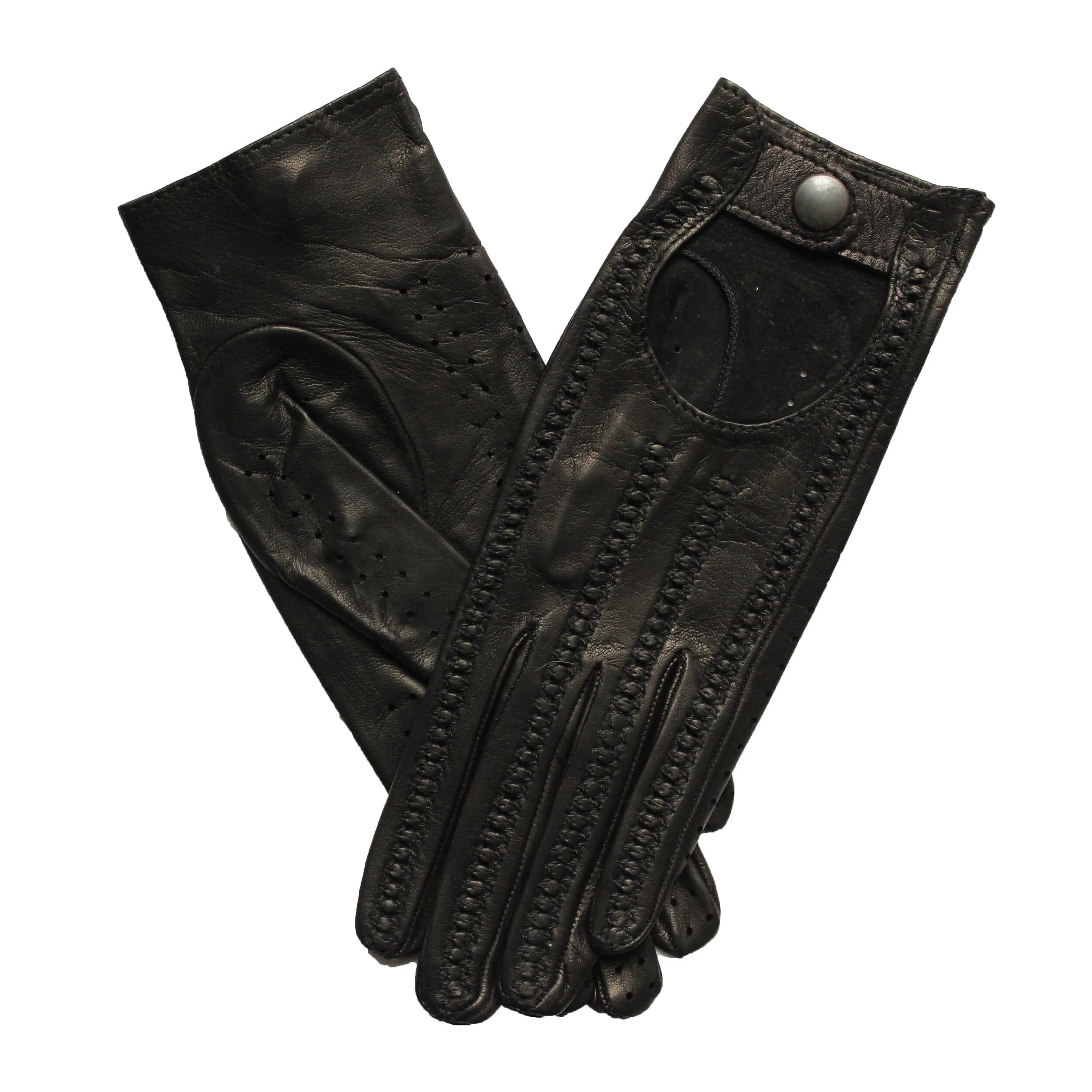 Hannah - Woman's Unlined Leather Driving Gloves