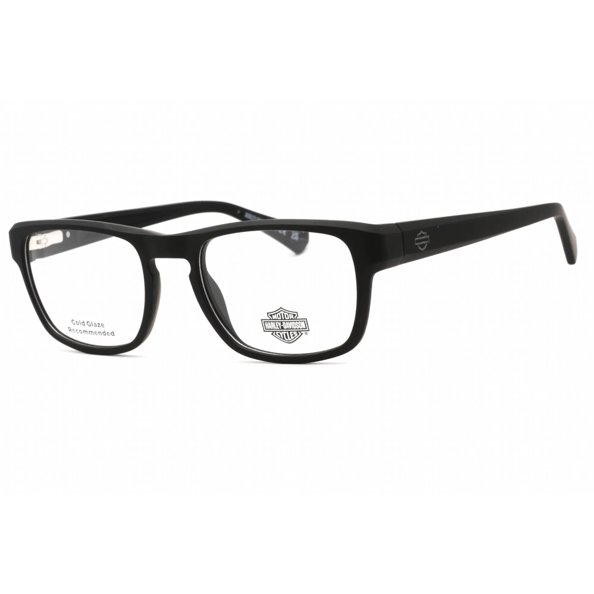 Harley Davidson Men's Eyeglasses - Clear Demo Lens Matte Black Frame | HD0983 002