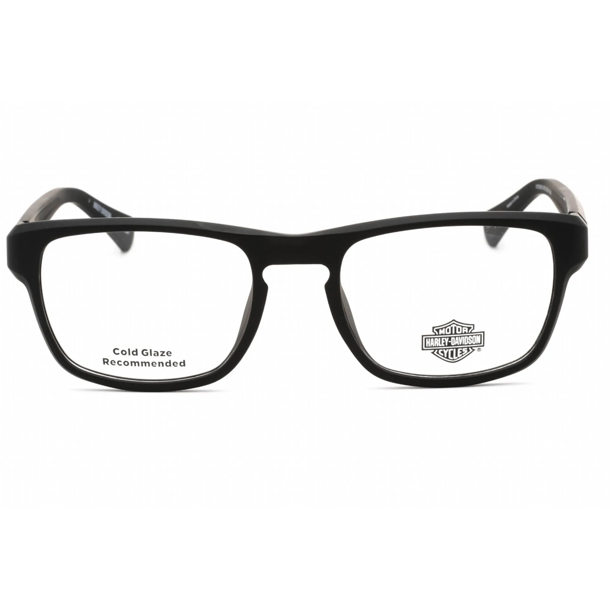 Harley Davidson Men's Eyeglasses - Clear Demo Lens Matte Black Frame | HD0983 002