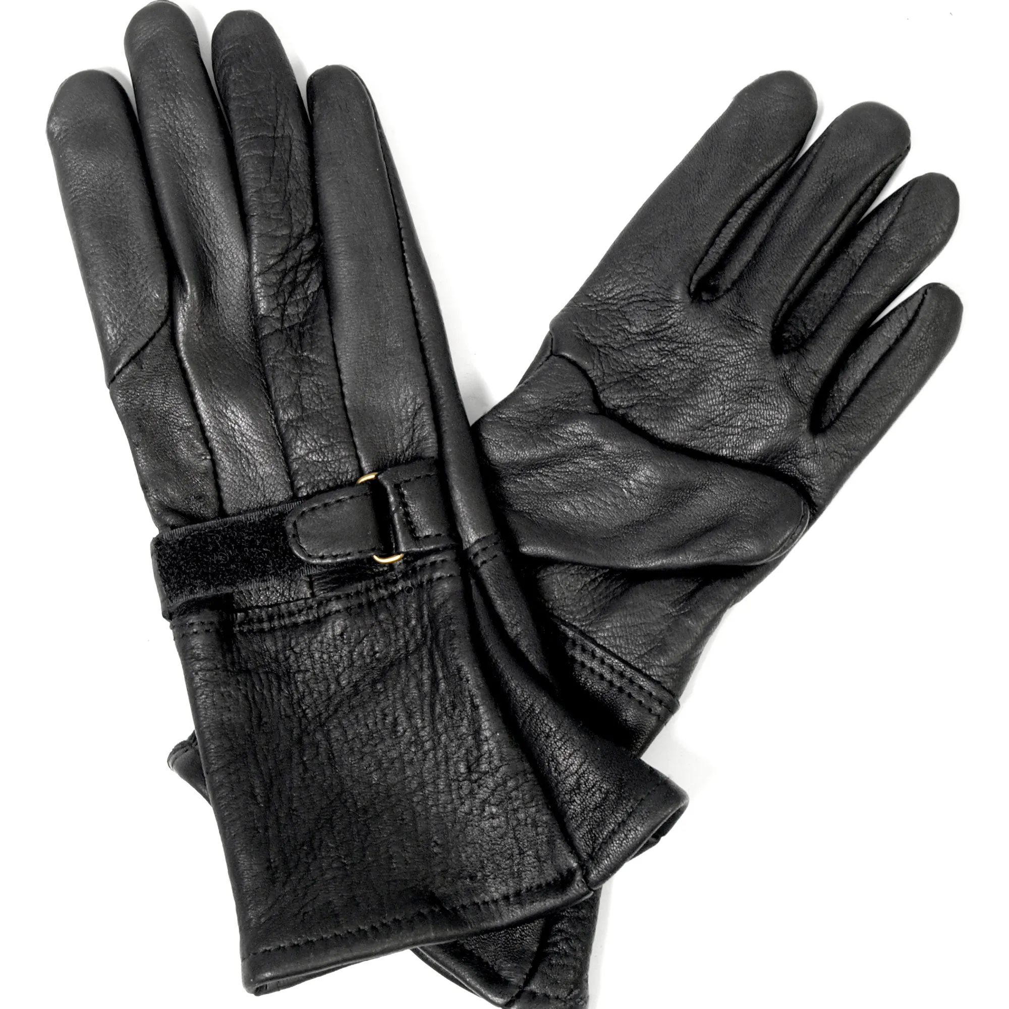 Hot Leathers GVD1004 Classic Deerskin Unlined Heavy Duty Gauntlet Glove