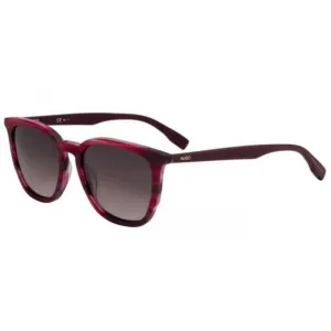 Hugo Men's Sunglasses - Plastic Frame Burgundy Gradient Lens | HUGO HG0300S 02OD/3X