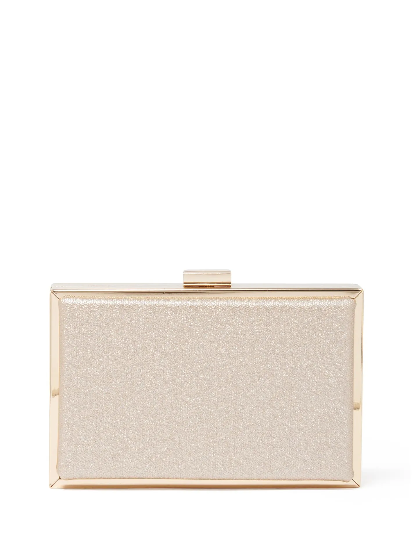 Jane Metal Frame Box Clutch